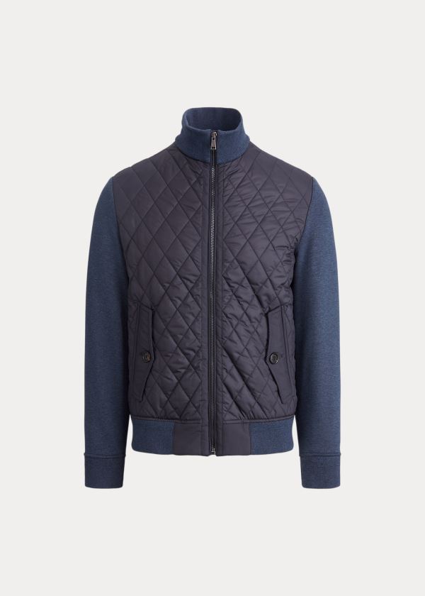 Ralph Lauren Quilted Hybrid Jakke Herre Danmark (OTASW7698)